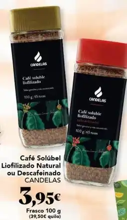 Gadis Candelas - café solubel liofilizado natural ou descafeinado oferta