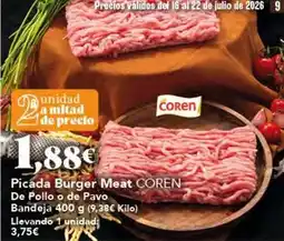 Gadis Coren - picada burger meat de pollo o de pavo oferta