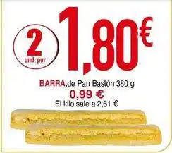 Masymas Barra oferta