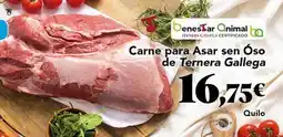 Gadis Gallega - carne para asar sen oso de ternera oferta