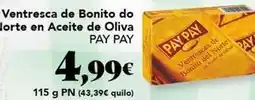 Gadis Pay pay - ventresca de bonito do jorte en aceite de oliva oferta