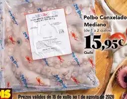 Gadis Ao - polbo conxelado mediano oferta