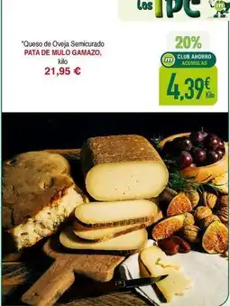 Masymas Queso de oveja semicurado oferta