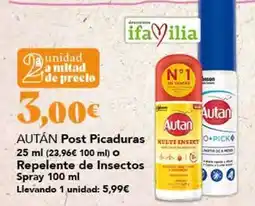 Gadis Autan - post picaduras repellente de insectos spray oferta