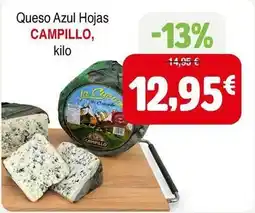 Masymas Campillo - queso azul hojas oferta