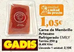 Gadis Emily - carne de membrillo artesano refrigerado oferta