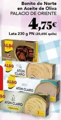 Gadis Palacio de oriente - bonito do norte en aceite de oliva oferta