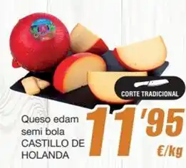 Castillo de holanda - queso edam semi bola