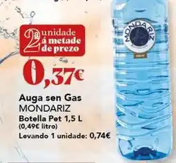 Gadis Mondariz - auga sen gas oferta