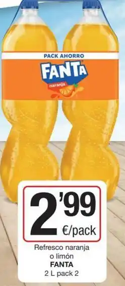 SPAR Fragadis Fanta - refresco naranja o limon oferta