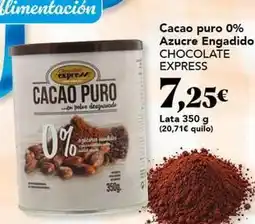 Gadis Puro - cacao puro 0% azucre oferta