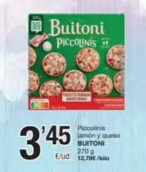 Buitoni - piccolinis jamon y queso