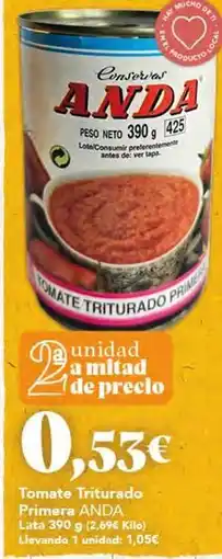 Gadis Anda - tomate triturado oferta