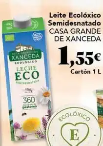 Gadis Xanceda - leite ecológico semidesnatado oferta