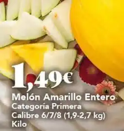 Gadis Melon amarillo entero oferta