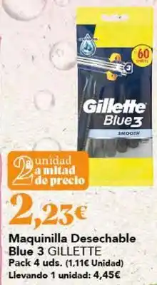 Gadis Gillette - maquinilla desechable blue 3 oferta
