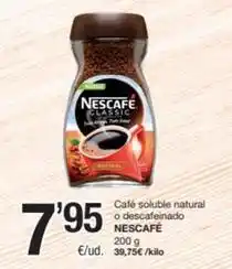 SPAR Fragadis Nescafé - café soluble natural o descafeinado oferta