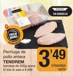 SPAR Fragadis Tendrem - pechuga de pollo entera oferta
