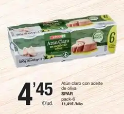 SPAR Fragadis Spar - atún claro con aceite de oliva oferta