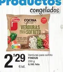 SPAR Fragadis Findus - verduras para sofrito oferta