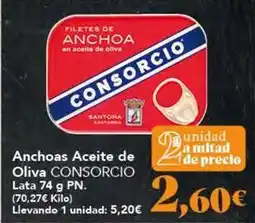 Gadis Consorcio - anchoas aceite de oliva oferta