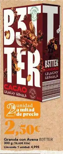 Gadis Granola con avena oferta