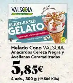 Gadis Helado cono anacardos cereza negra y avellanas caramelizadas oferta