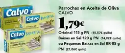 Gadis Calvo - parrochas en aceite de oliva oferta