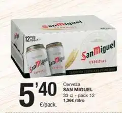 SPAR Fragadis San miguel - cerveza oferta