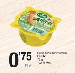 SPAR Fragadis Chovi - salsa alioli minimortero oferta