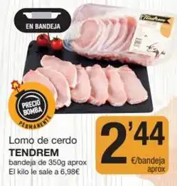 SPAR Fragadis Tendrem - lomo de cerdo oferta