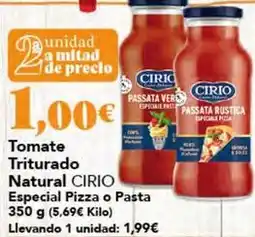 Gadis Cirio - tomate triturado natural oferta