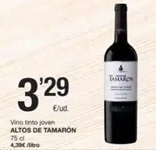 SPAR Fragadis Altos de tamarón - vino tinto joven oferta