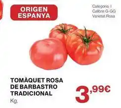 El Corte Inglés Origen - tomaquet rosa de barbastro tradicional oferta