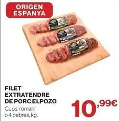 Elpozo - filet extratendre de porc