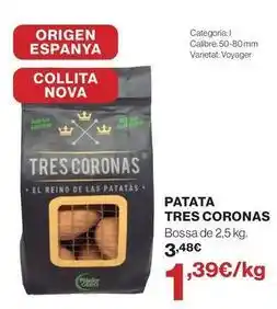 El Corte Inglés Coronas - patata oferta