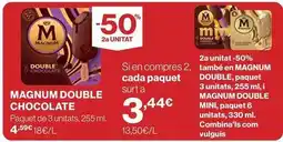 El Corte Inglés Magnum - double chocolate oferta