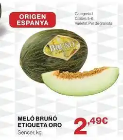 El Corte Inglés Origen - melo bruno etiqueta oro oferta