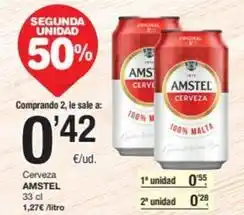 SPAR Fragadis Amstel - cerveza oferta