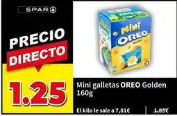 SPAR Oreo - mini galletas golden oferta