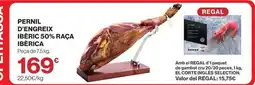 El Corte Inglés Regal - pernil d'engreix iberico 50% raca iberica oferta