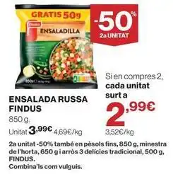 El Corte Inglés Findus - ensalada russa oferta