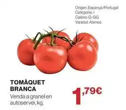 El Corte Inglés Origen - tomaquet branca oferta
