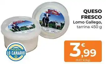 Lomo gallego - queso fresco