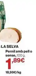 El Corte Inglés La selva - pernil amb pell o sense oferta