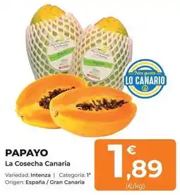 SPAR Gran Canaria Origen - papayo oferta
