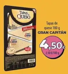 Spar Tenerife Gran capitán - tapas de queso oferta
