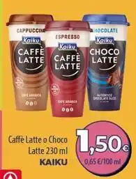 Spar Tenerife Kaiku - caffè latte o choco oferta