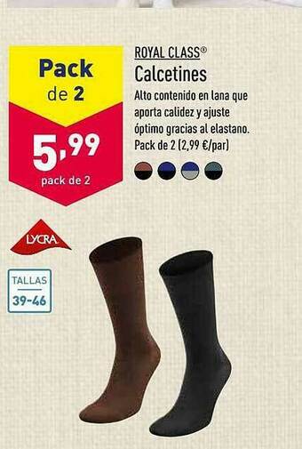 ALDI Royal Class Calcetines oferta