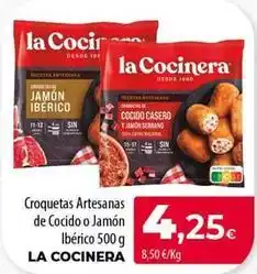 Spar Tenerife La cocinera - croquetas artesanas de cocido o jamon iberico oferta
